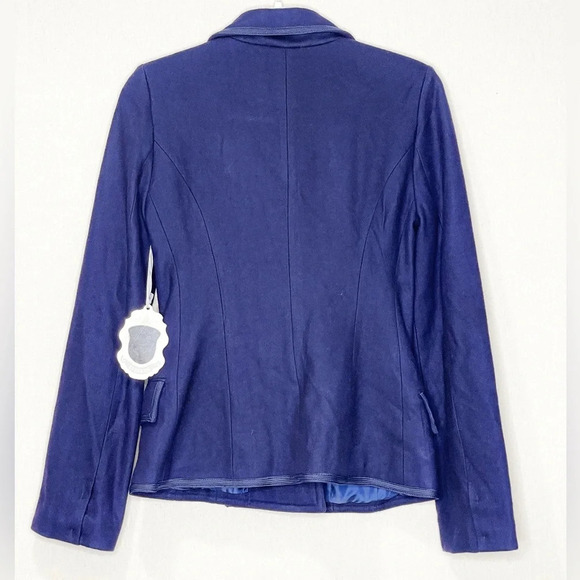 BB Dakota Military Style Wool Blend Jacket Navy Blue‎ Size Medium Peacoat - Picture 2 of 8